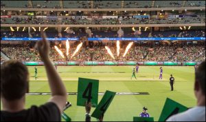 Melbourne Stars vs Hobart Hurricanes in the Big Bash League