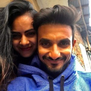 Harshal Patel and his wife
