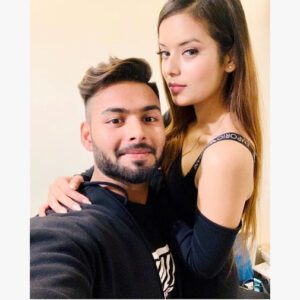 Rishabh Pant and his girlfriend
