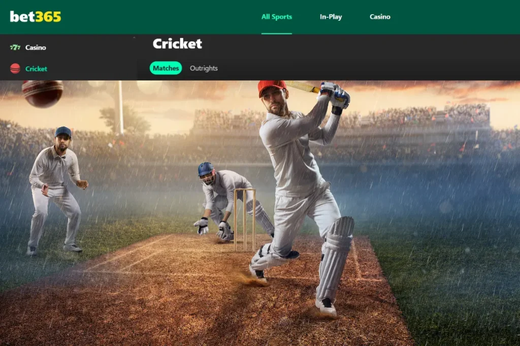 Cricket at bet365